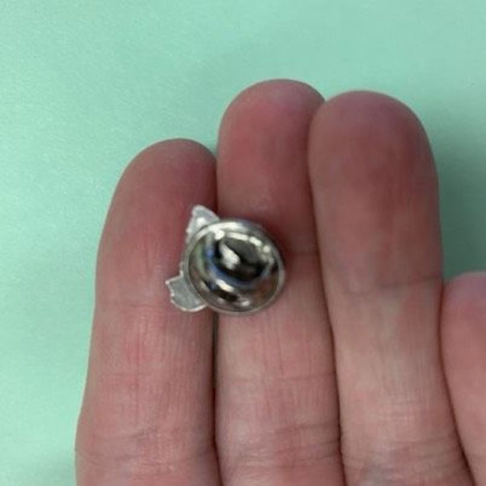 Moose Lodge Moose Head Silver Color Lapel Pin - Picture 2 of 5